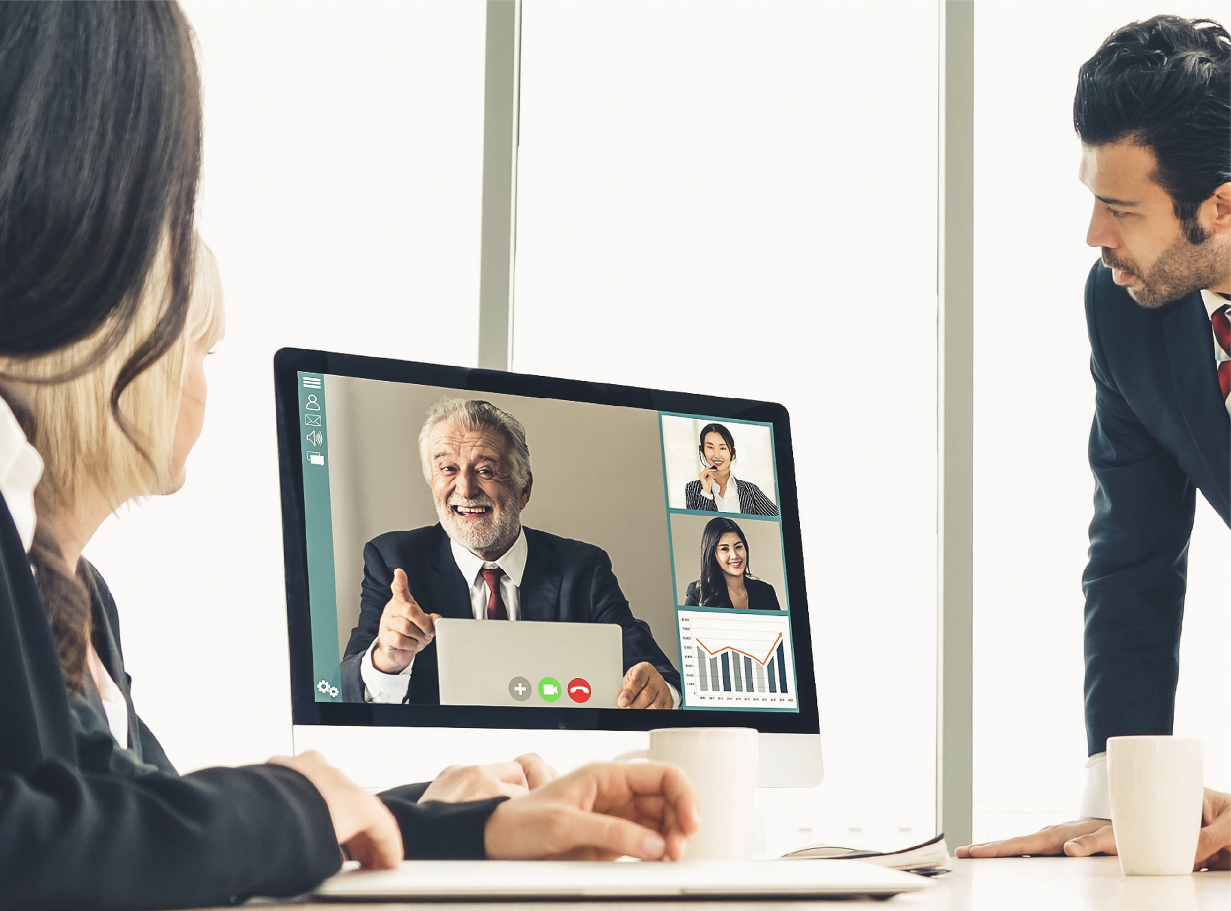 Meeting with video call
